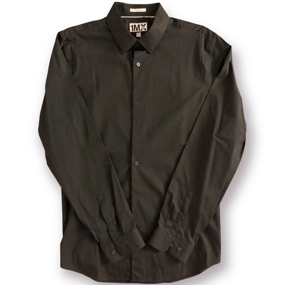Express 1MX Fitted Dress Shirt NEW